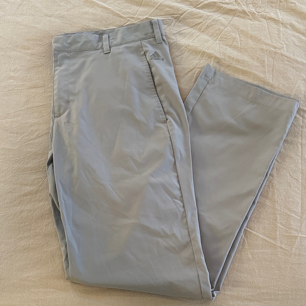 adidas Men's Light Gray Golf Pants